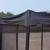 Round Sun Protection Canopy Tear  Weather  Outdoor Protector Multi Purpose Full Coverage Sunshade for Backyard Garden Lawn Patio Use