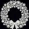 uk.everydayedeals DIY Pearl Painting With Frame - Handmade Self-Adhesive Pearls - Wreath(25*25cm)