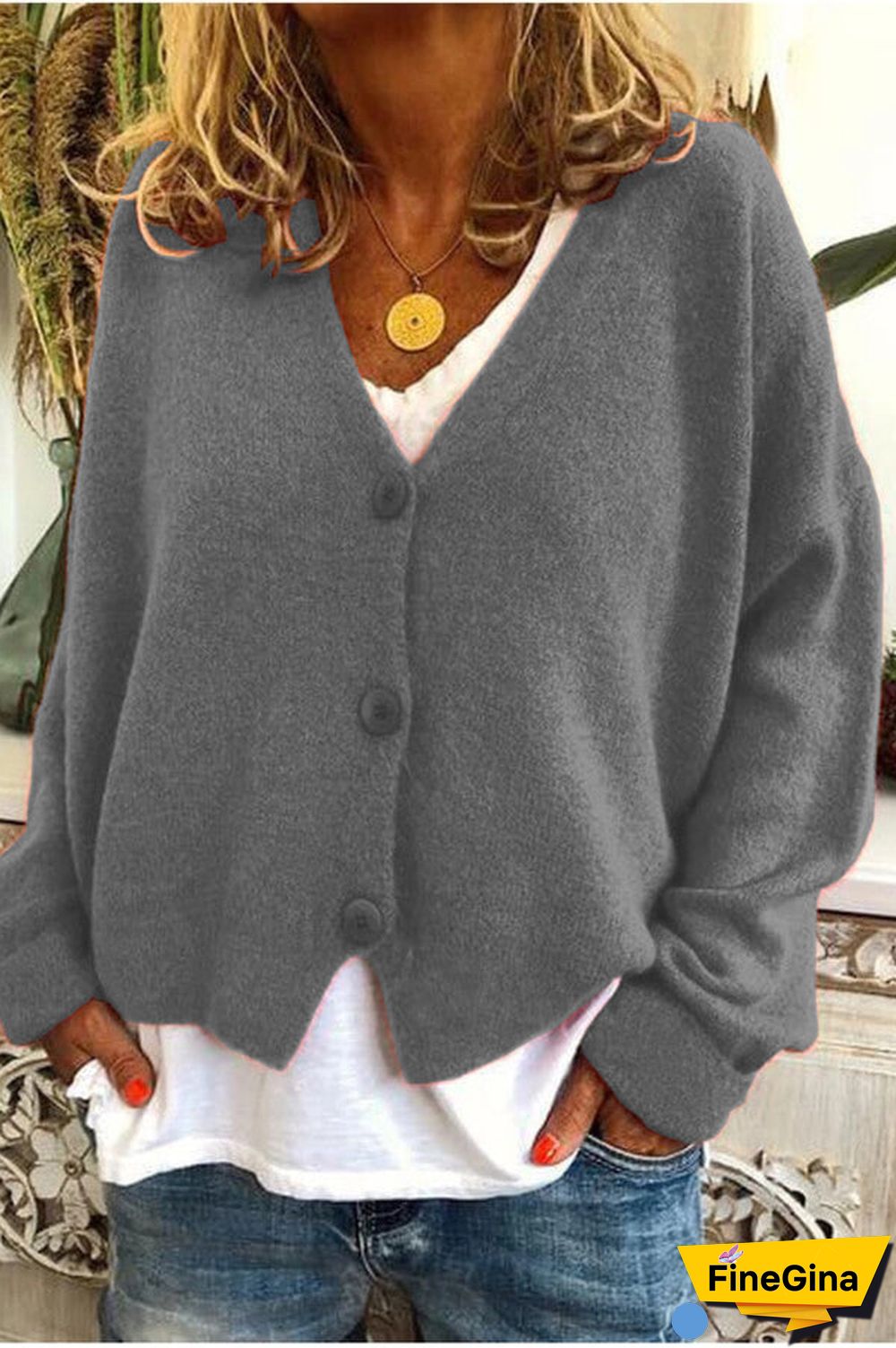 Casual Loose Knitted Cardigan