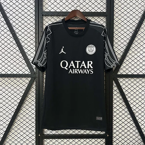 2024/2025 Psg Paris Saint-Germain Fourth Away black Football Shirt 1:1 Thai Quality