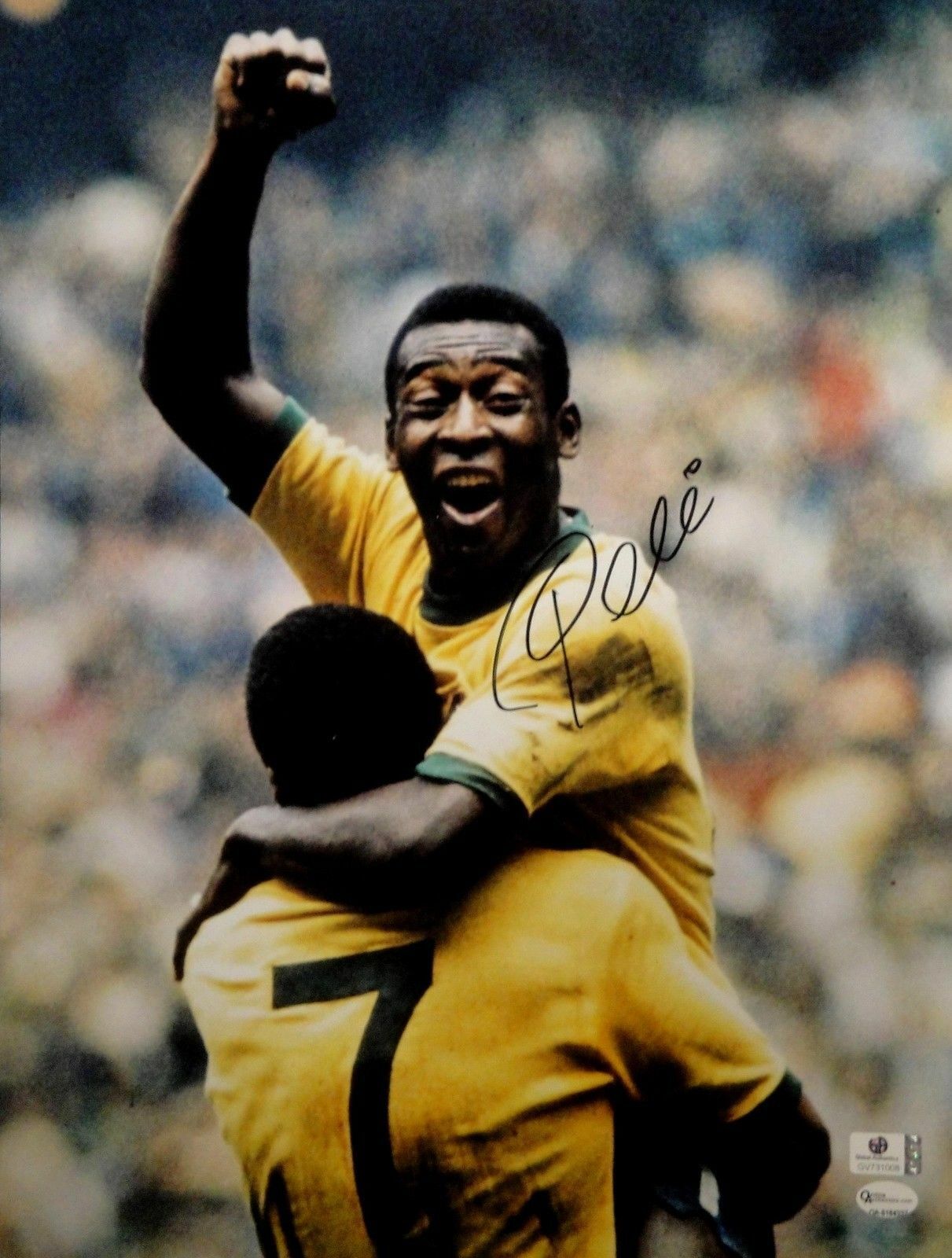 Pele Hand Signed Autographed 12x16