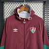 2023/2024 Fluminense Windbreaker Deep Red Football Shirt 1:1 Thai Quality