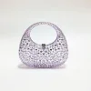  Women's Evening Bag Sparkly Rhinestone Clutch Purse Bling Acrylic Top-handle Bag for Women