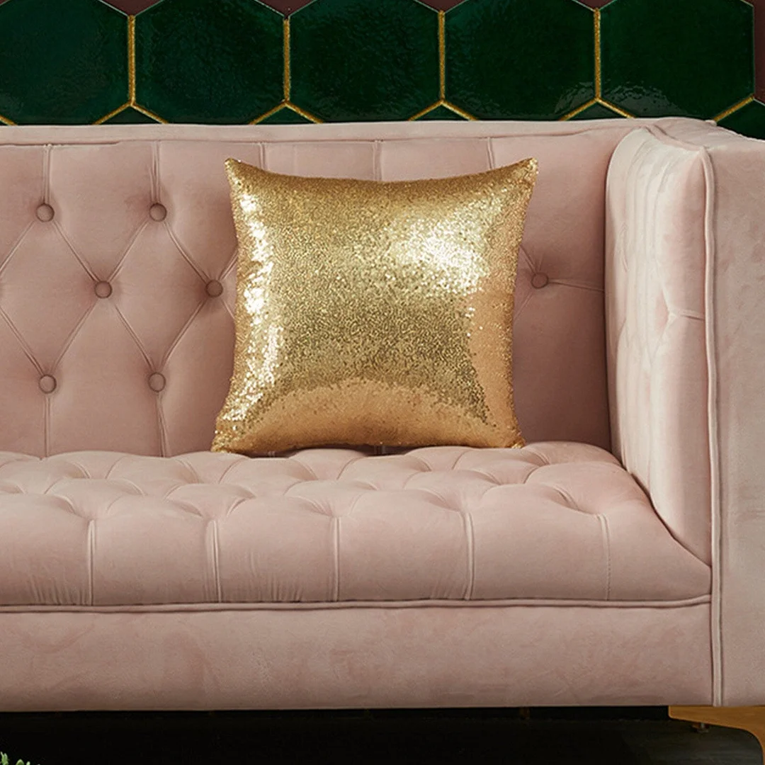 Cushion Cover 40*40cm Luxury Mermaid Glitter Pillow Pillowcase with Sequin  Throw pillows Home Decor Pillow Cases