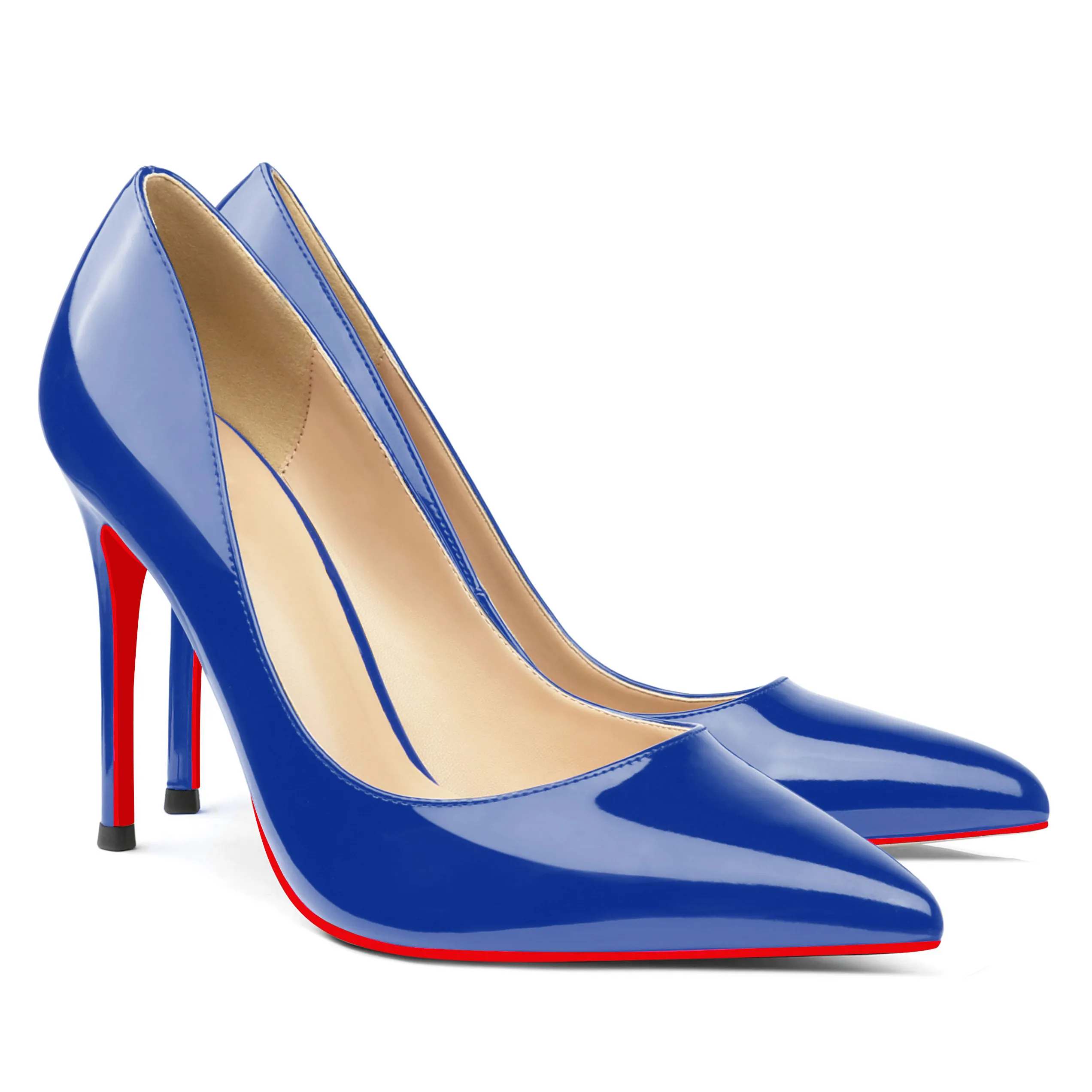 100mm High Heels Party Daily Pumps Red Soles Shoes-vocosishoes