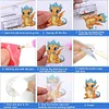 8Pcs Diamond Painting Dragon Stick Stakes Diamond Art Ornaments