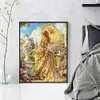 Girl Holding An Umbrella-11CT Stamped Cross Stitch 45*55cm/17.72*21.65in tapestrymarket