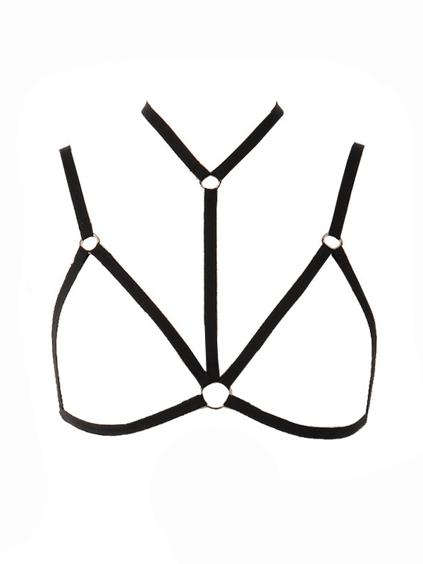 Trendy Cutout Spaghetti Straps Body Harness