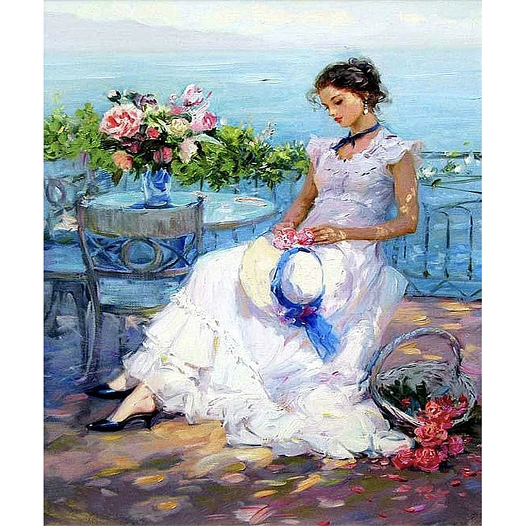 Sit by The Sea - Paint By Numbers(50*60cm)