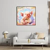 Diamond Painting-DIY Full Round Drill Cute Pig