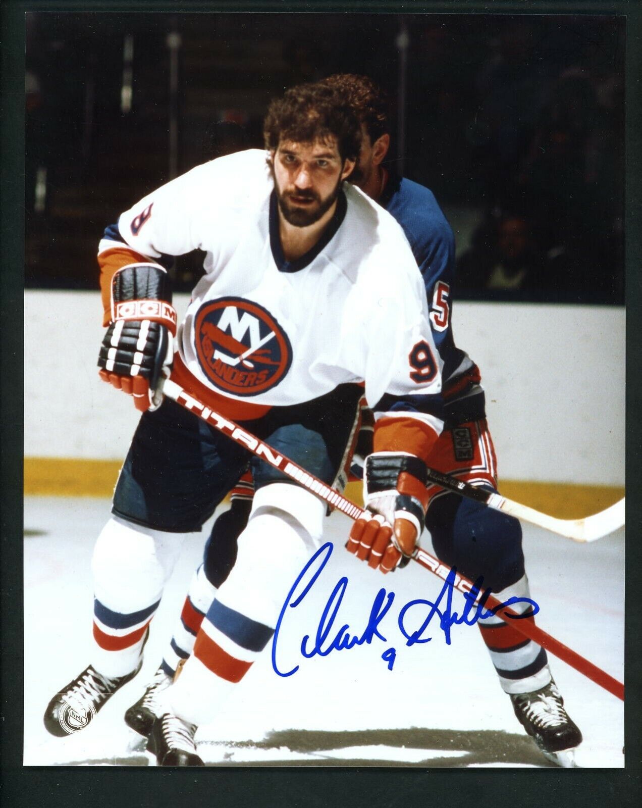 Clark Gillies Signed Autographed 8 x 10 Photo Poster painting New York Islanders A1A1