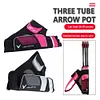 Arrow Bags 3 Tube Adjustable Shoulder Waist Carrying Hunting Storage Holder