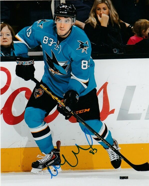 San Jose Sharks Matthew Nieto Signed Autographed 8x10 Photo Poster painting COA C