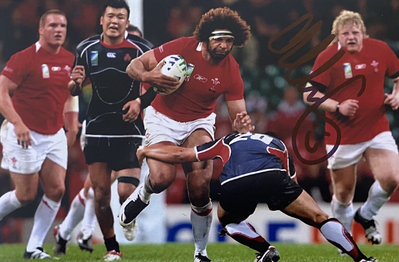 Colin Charvis Genuine Hand Signed Wales 6X4 Photo Poster painting 3