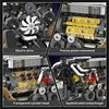Mold King - Supercar V16 Engine | Set 10131BGT Supercar W16 Engine Electric Building Blocks Assembly Toy