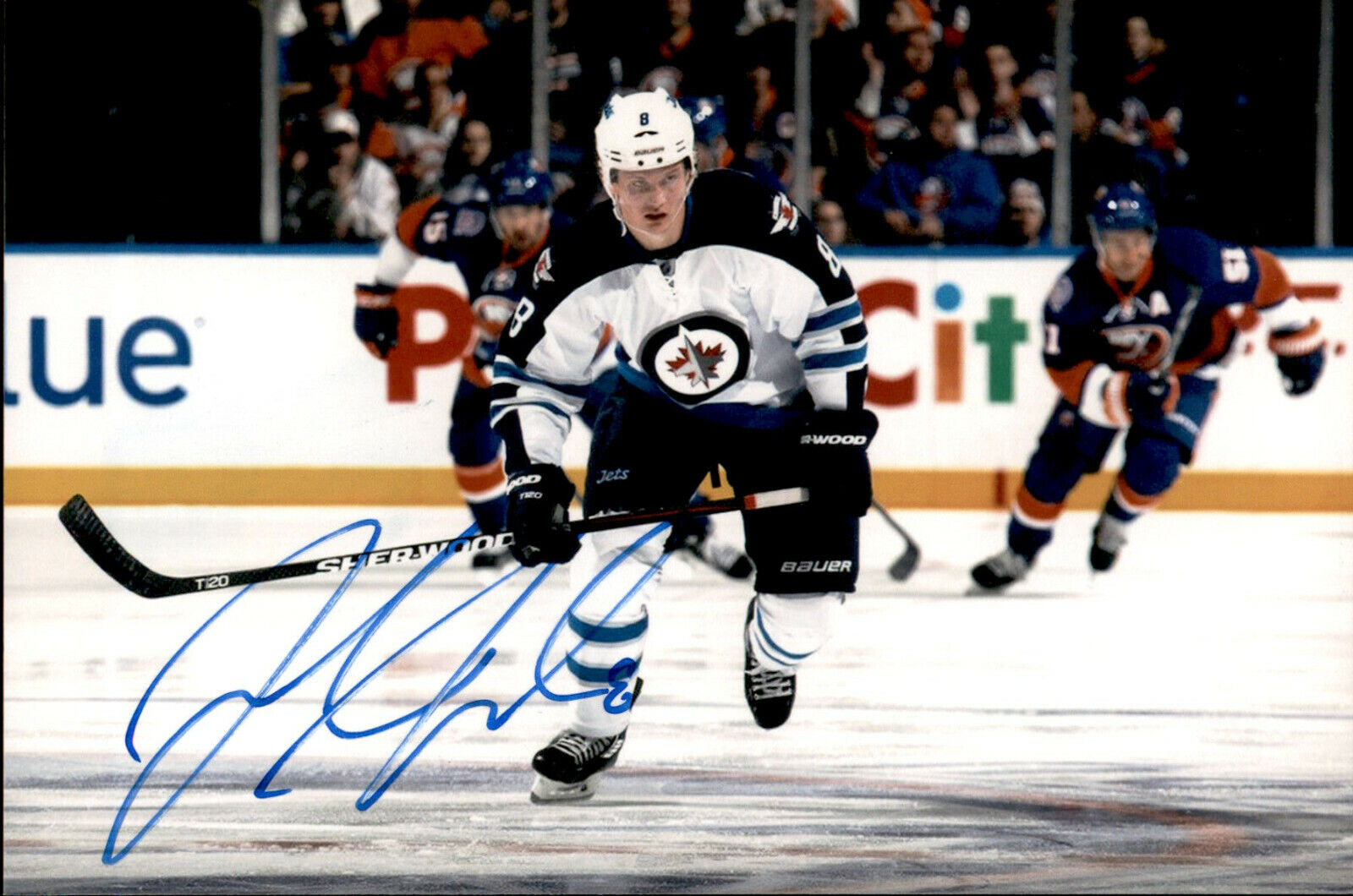 Jacob Trouba SIGNED autographed 4x6 Photo Poster painting WINNIPEG JETS #9