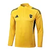25/26 Boca Juniors yellow Half-Zip Training Jacket Set
