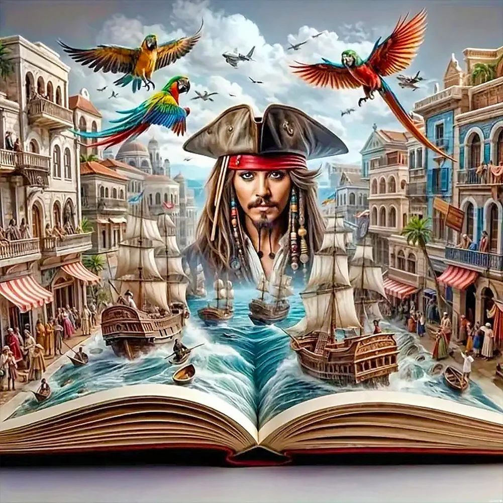 Diamond Painting - Full Round Drill - Books and Movies(Canvas|50*50cm)