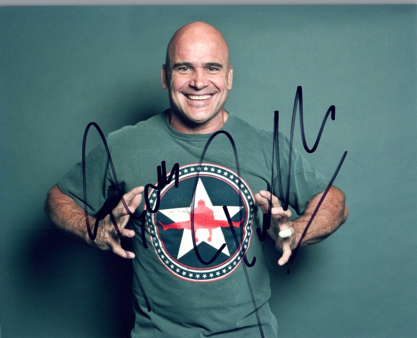 Bas Rutten Signed Autographed 8x10 Photo Poster painting UFC MMA Fighter COA AB