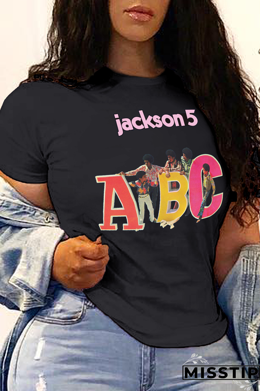 White Casual Daily Print Patchwork Letter O Neck T-Shirts