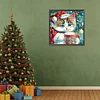 Diamond Painting -DIY Round Drill Christmas Kitten