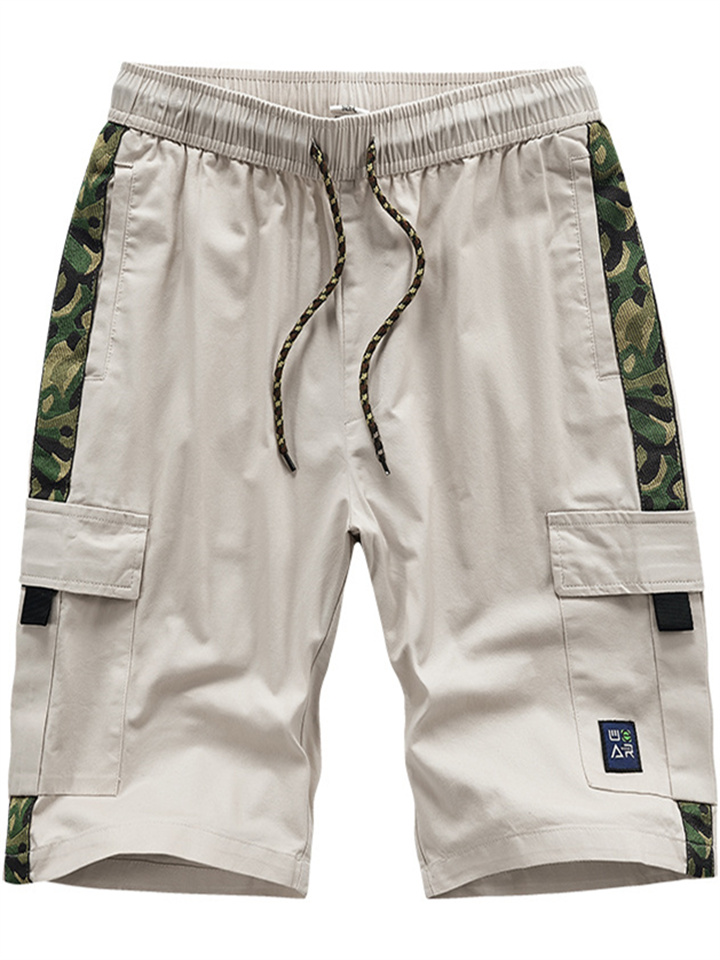 Men's Multi-pocket Work Shorts Summer Men's Cotton Loose Large Size Casual Pants in Pants Five Pants