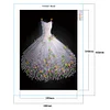 Diamond Painting-DIY Crystal Rhinestone White Wedding Dress