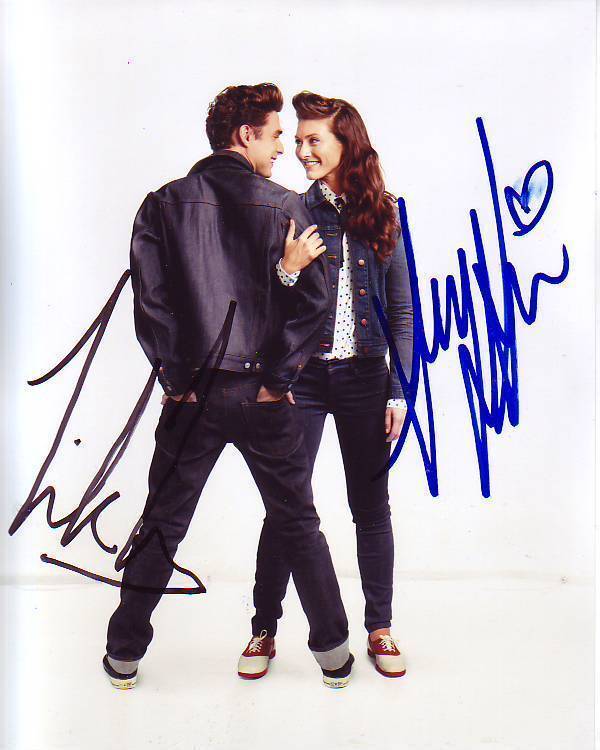 AMY HEIDEMANN and NICK NOONAN signed autographed KARMIN 8x10 Photo Poster painting