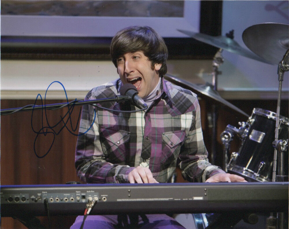 Simon Helberg Big Bang Theory Signed Autographed 8x10 Photo Poster painting COA