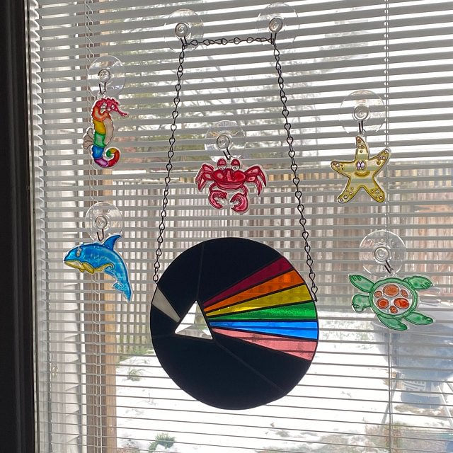 Pink Floyd Dark Side Of The Moon Stained Glass