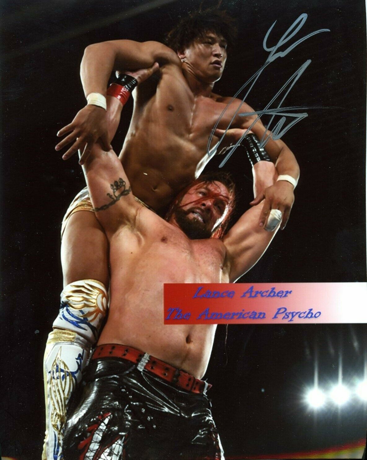 Lance Archer autographed 8x10 #16 TNA  Ship Vance Hoyt WWE AEW Murderhawk