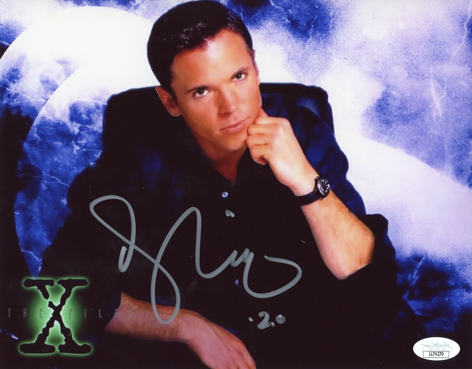 Nicholas Lea ALEX KRYCEK The X Files 8x10 Photo Poster painting Signed Autographed JSA COA Autoo