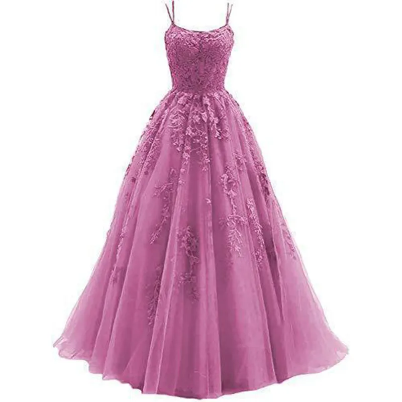 Uveng Uveng Dress Woman 2025 Fine Shoulder Prom Crore Bridal Muslin Lace Sticker Girl Party Ball Dress Spring