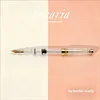 12K Gold Fully Transparent Series Piston Pen