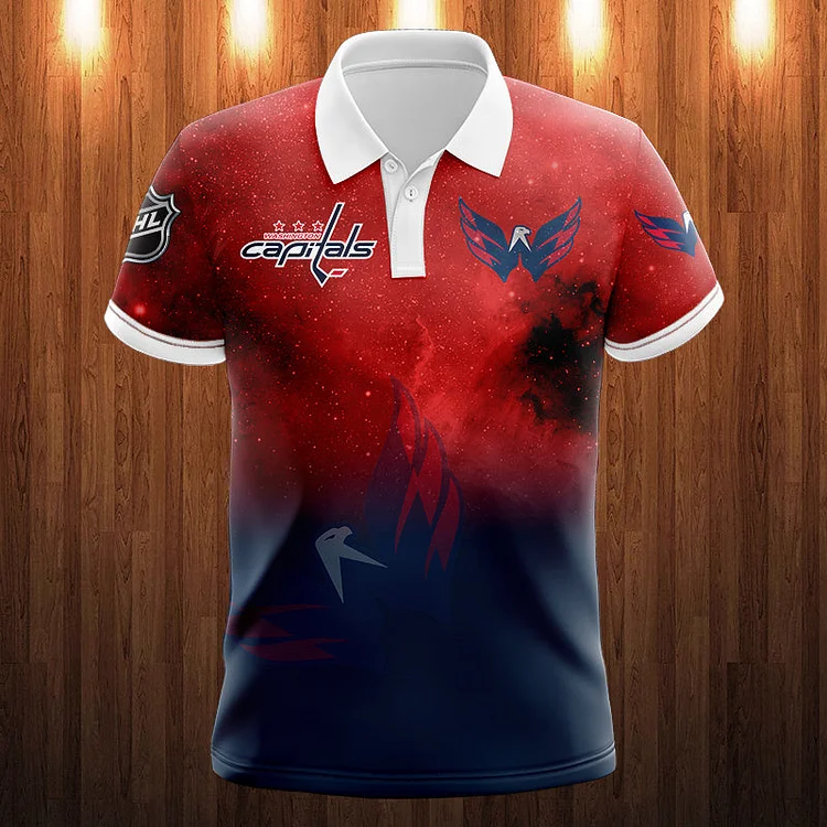 Washington Capitals
Button Up Polo Shirt