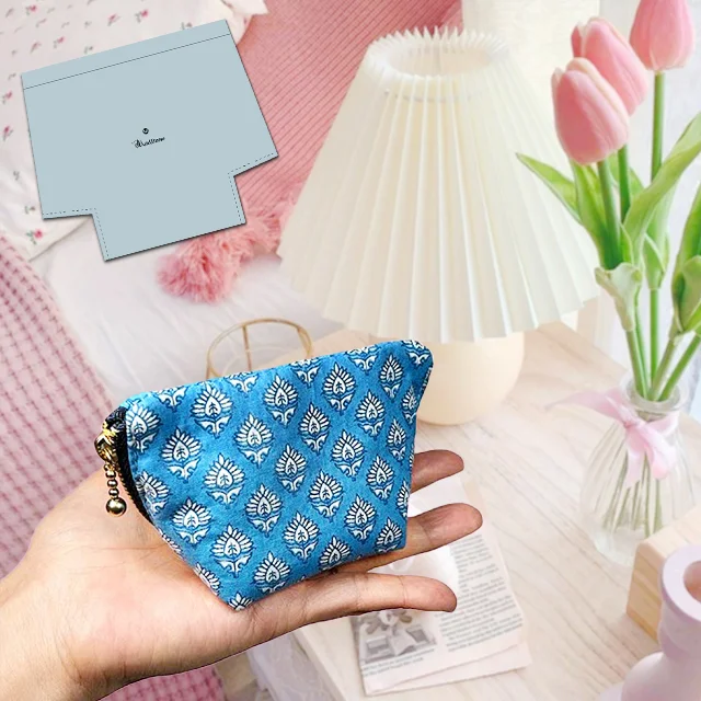 Mini Pouch Sewing Template - With Tutorial