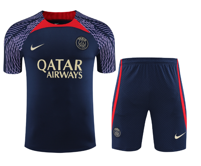 23/24 PSG Paris Saint Germain Short Sleeve Training Kit