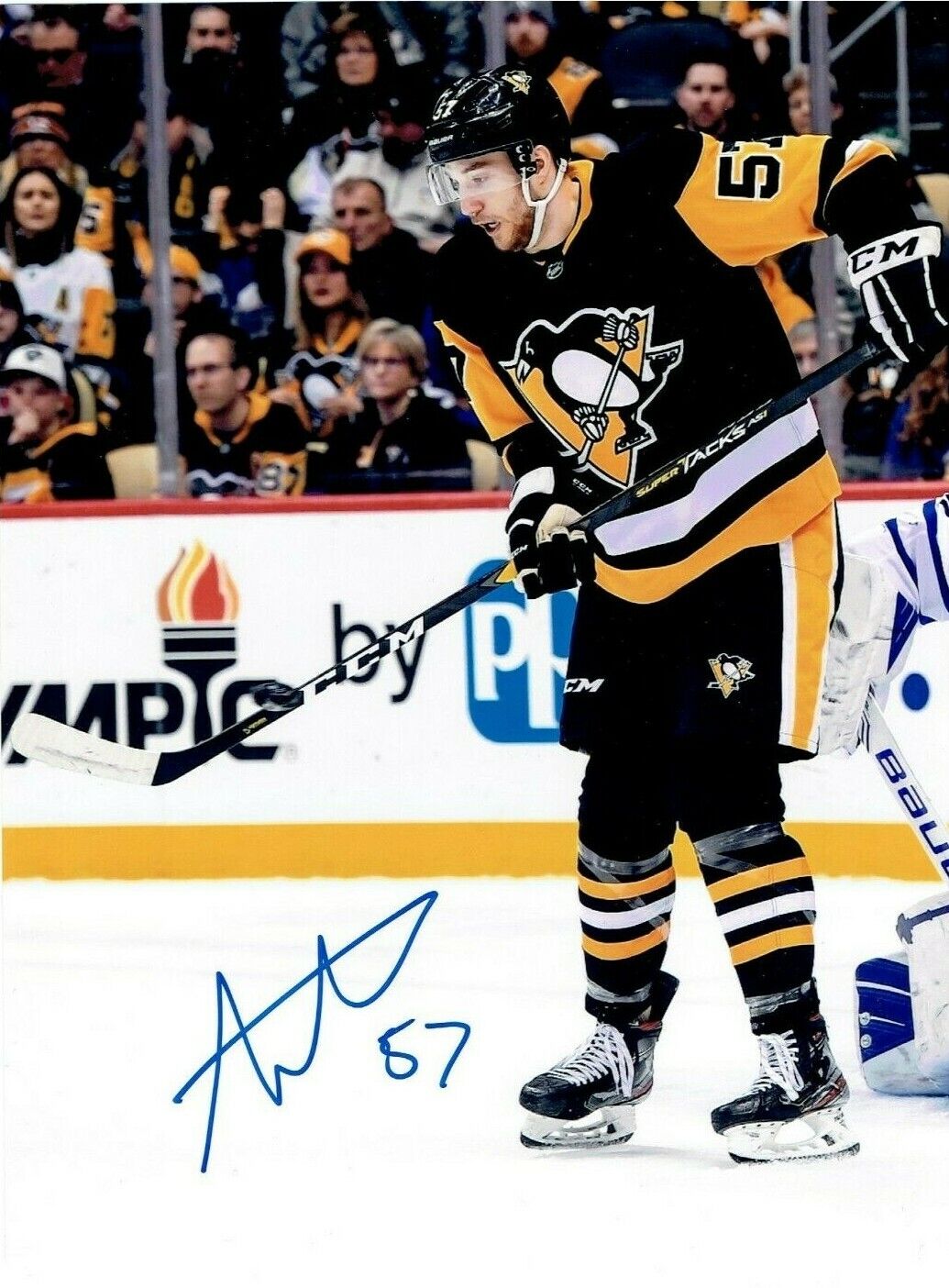 ANTHONY ANGELLO autographed SIGNED PITTSBURGH PENGUINS 8X10 Photo Poster painting