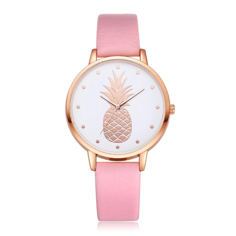 Minimalist Pineapple Buckle Quartz Women's Watches