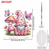 uk.everydayedeals DIY Acrylic Diamond Painting Desktop Tabletop Ornament - Mushroom Gnome