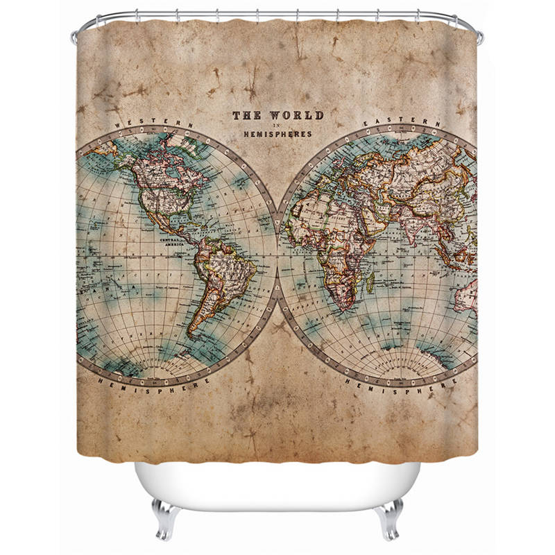

Compass - Print Shower Curtain, 180*200cm, 501 Original