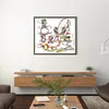 Mouse Makes New Clothes-14CT Stamped Cross Stitch 43*40cm/16.93*15.75in tapestrymarket