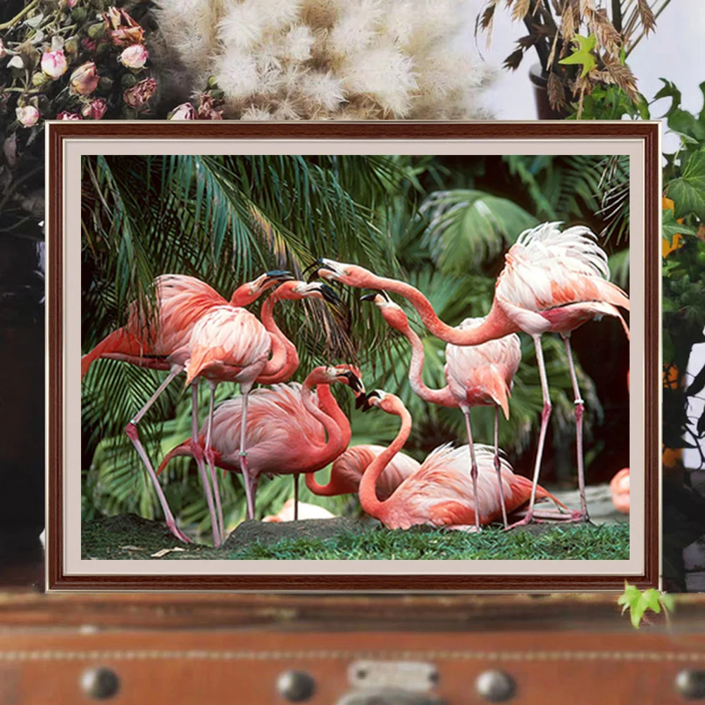 DIY Paint By Number 50*40cm - Flamingo