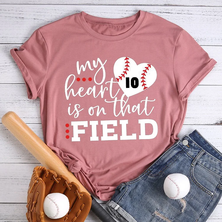 AL™ Custom Numbers Baseball Field T-shirt Tee -012921-Annaletters