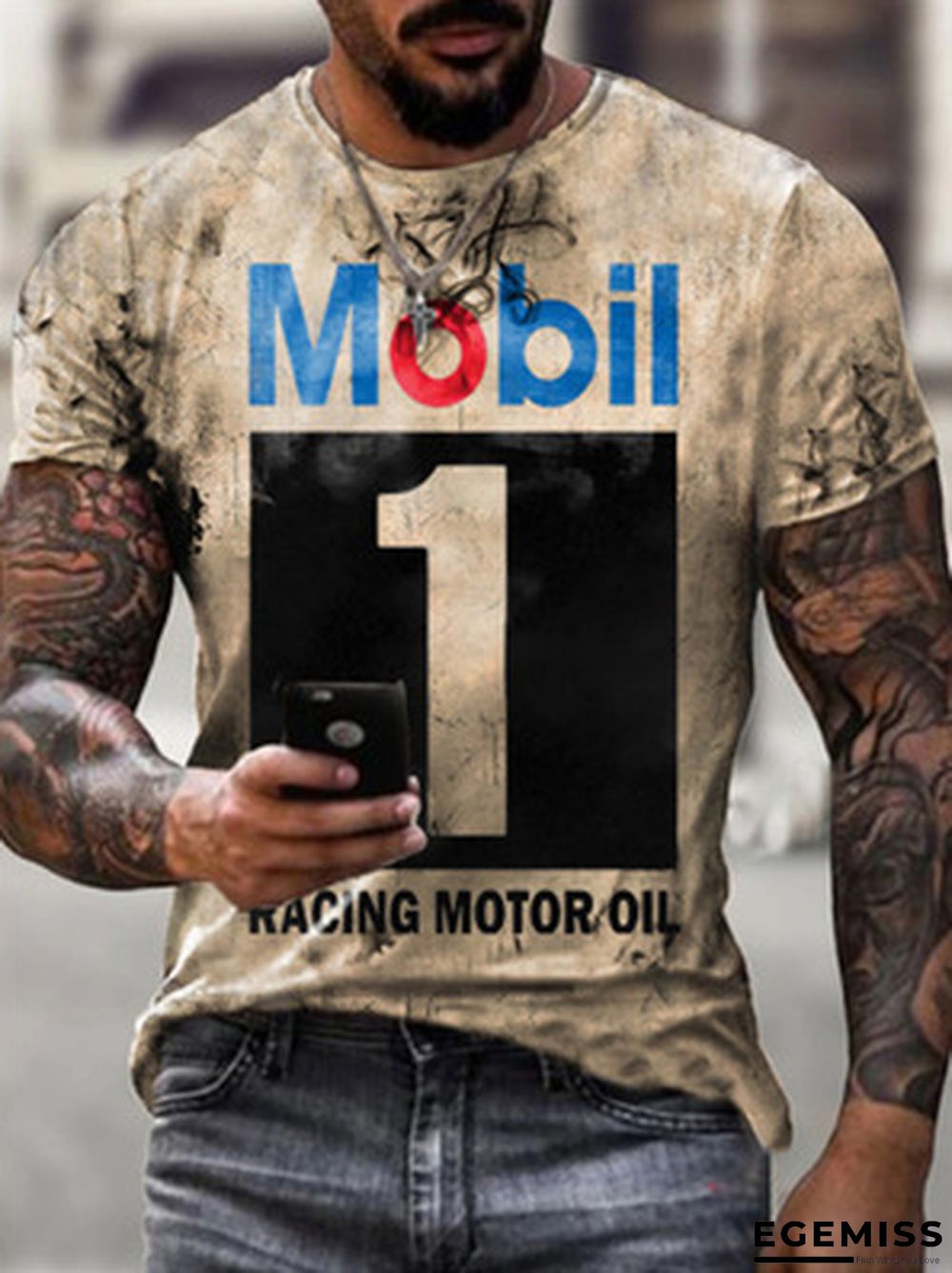 3D Personalized Printing Fashion Trend Boys Lightweight Breathable Short Sleeve T-shirt | EGEMISS