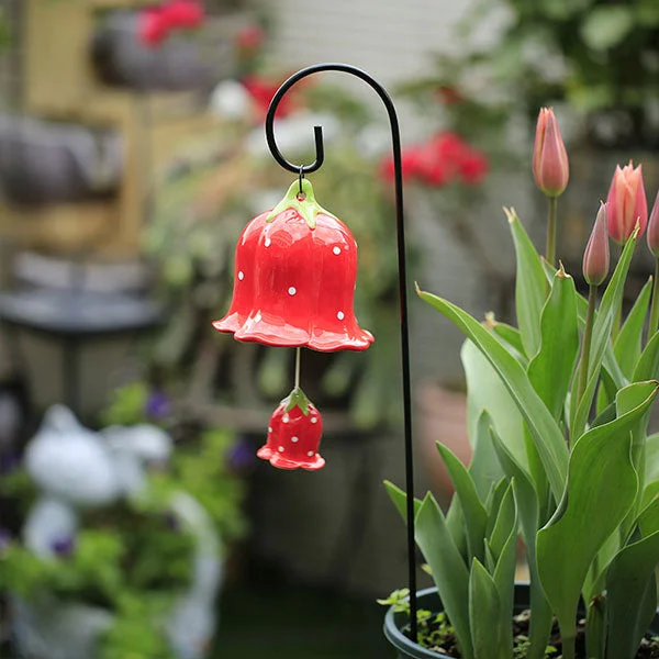 Handmade Ceramic Pastoral Wind Chimes