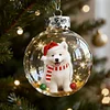 Christmas Day Dog SnowBall Globe Ornaments Decration Family Gift