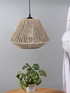 Woven Paper Rope Lamp Shade Simulation Rattan Light Shade for Living Room Hotel