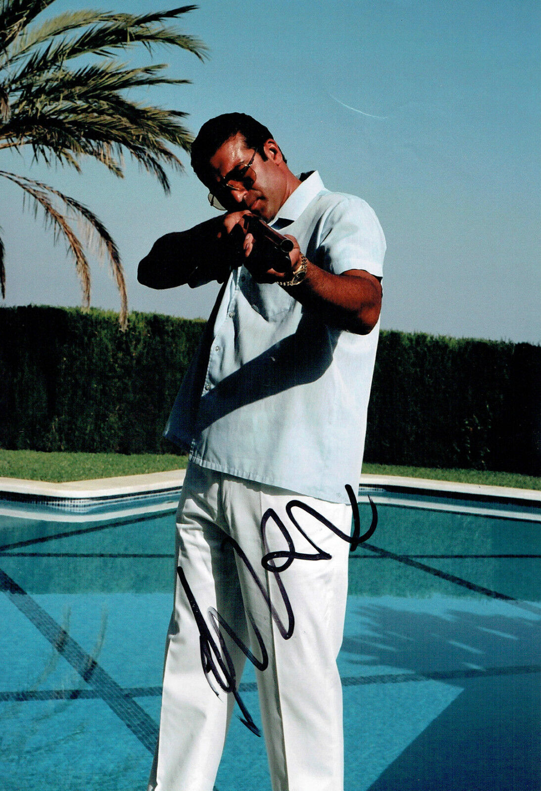 Tamer HASSAN Signed Autograph RARE 12x8 Photo Poster painting COA AFTAL The BUSINESS