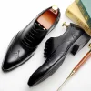 Mens Classic Oxford Dress Shoes Leather